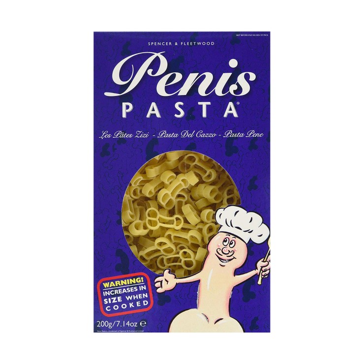 PASTA SEXY A FORMA DI PENE 200 GRAMMI