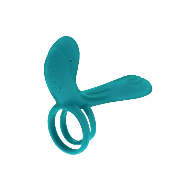 ANELLO DOPPIO PER IL PENE CON STIMOLAZIONE CLITORIDEA E... 2
