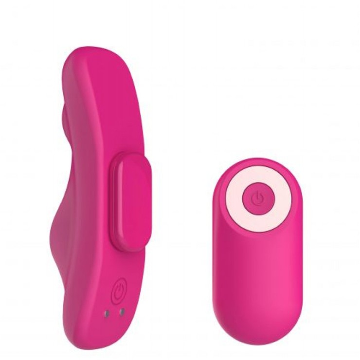 VIBRATORE STIMOLATORE CLITORIDEO CON CALAMITA PER SLIP...
