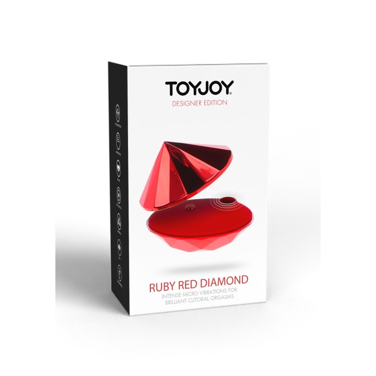STIMOLATORE CLITORIDE CON MICRO VIBRAZIONI INTENSE RUBY...
