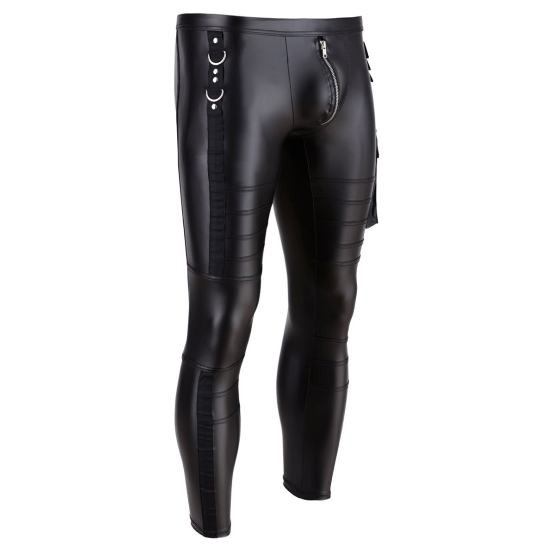 PANTALONI SEXY PER UOMO IN SPANDEX OPACO CON...