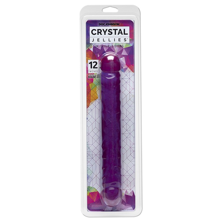 DILDO DOPPIA TESTA IN JELLY 30 cm JR. DOUBLE DONG 2