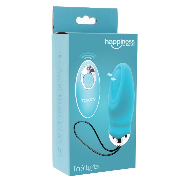 OVETTO VAGINALE VIBRANTE CON OSCILLAZIONE E TELECOMANDO...