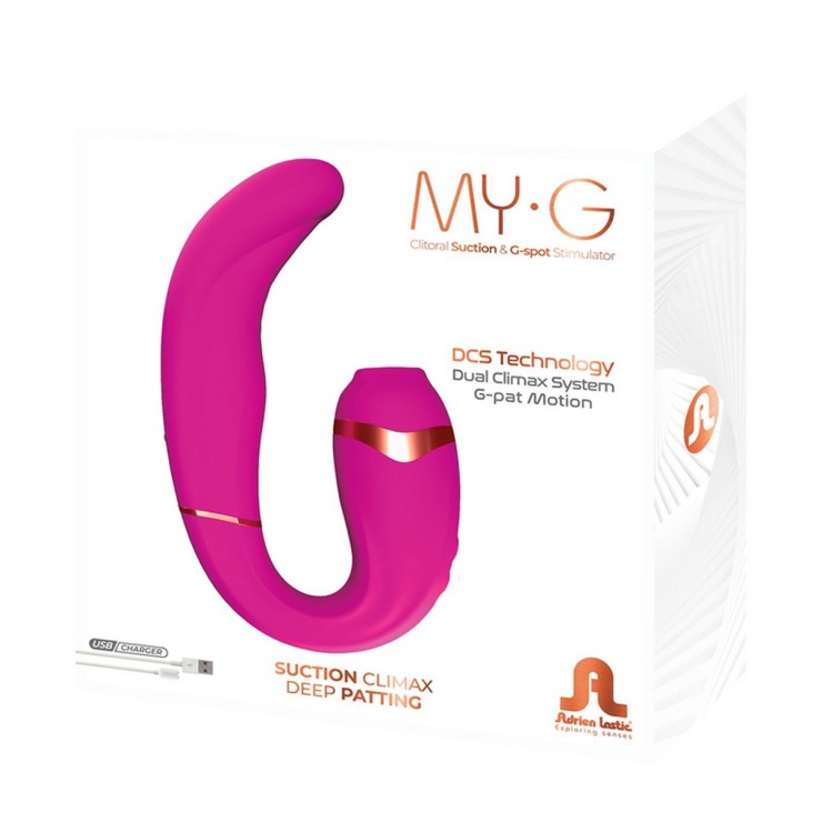VIBRATORE PUNTO G CON SUZIONE PER CLITORIDE SEX TOY MY G 2