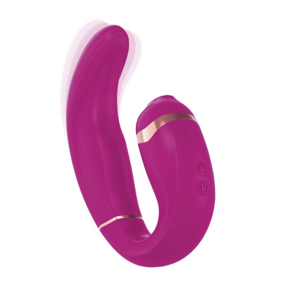 VIBRATORE PUNTO G CON SUZIONE PER CLITORIDE SEX TOY MY G