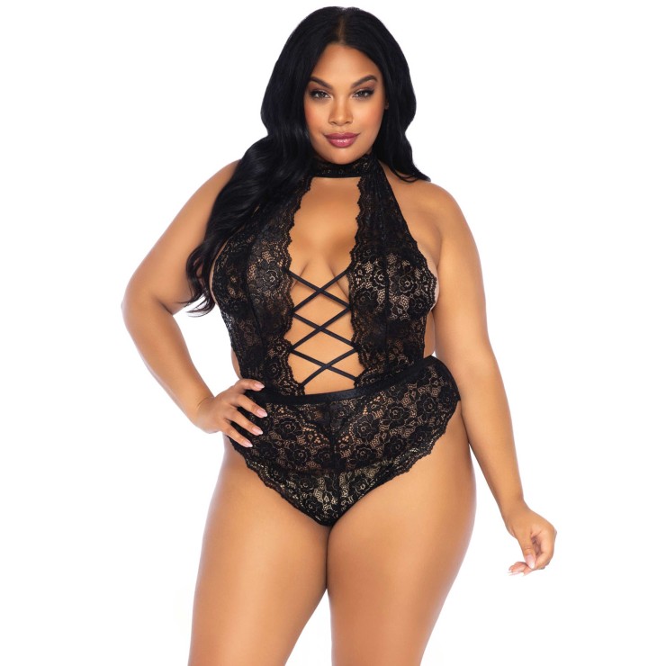 BODY SEXY PER DONNA IN TAGLIA GRANDE APERTO SUL CAVALLO...