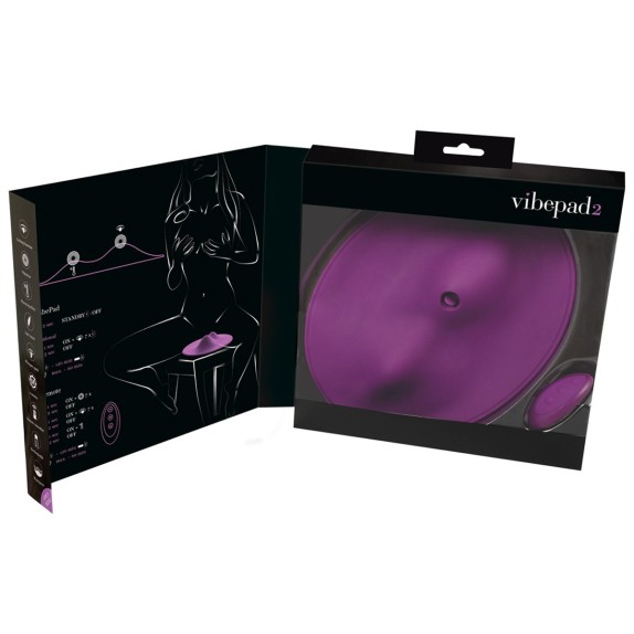 STIMOLATORE VIBRANTE SIT-ON CON LINGUETTA CON FUNZIONE SCALDANTE VIBEPAD 2