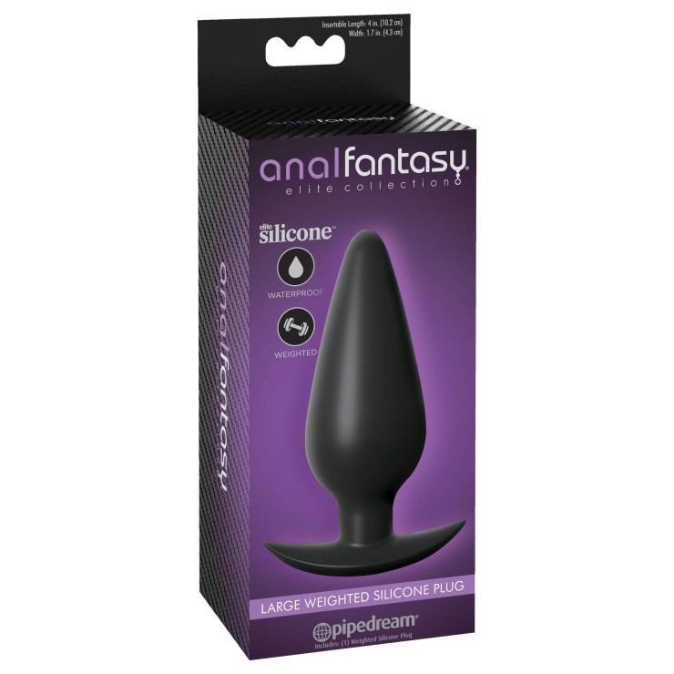 TAPPO ANALE IN SILICONE FLESSIBILE SEX TOY CON PESO 2