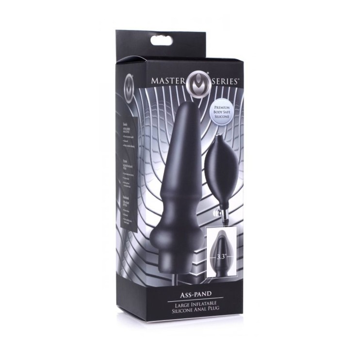 TAPPO ANALE GONFIABILE IN SILICONE PREMIUM SEX TOY... 2