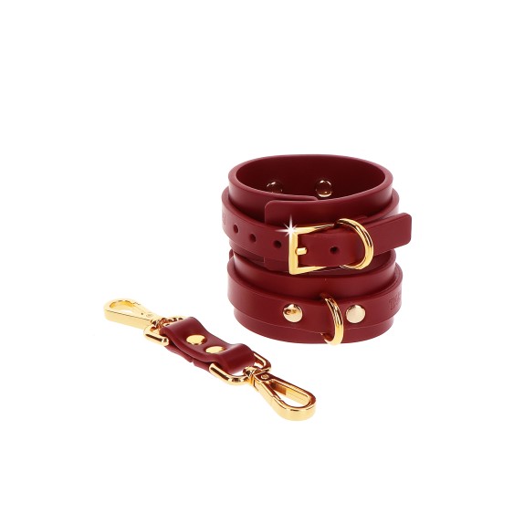MANETTE SEXY IN ECOPELLE REGOLABILI WRIST CUFFS TABOOM