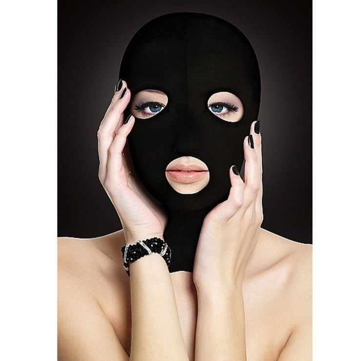 MASCHERA A CAPPUCCIO NERA 2