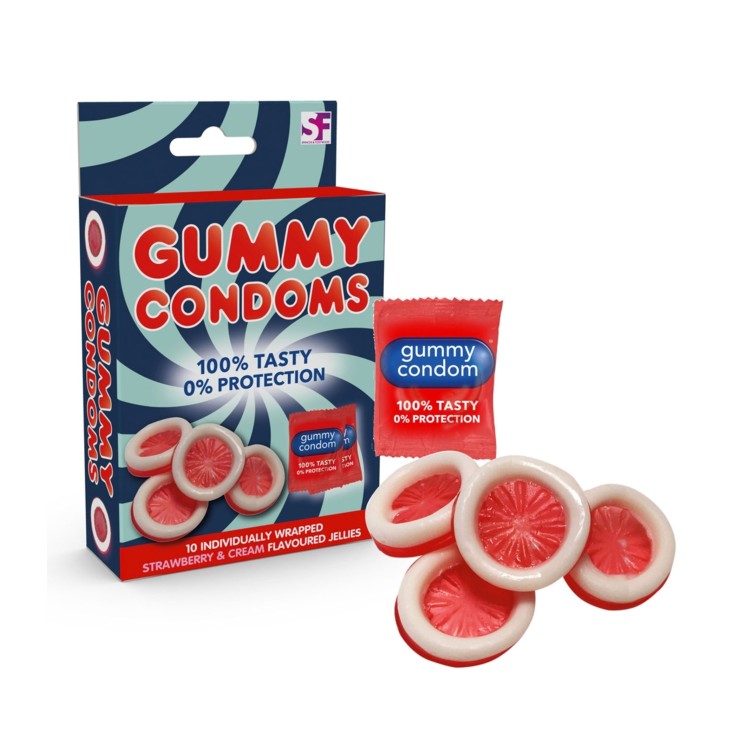 CARAMELLE A FORMA DI PROFILATTICO GUMMY CONDOMS GADGET...