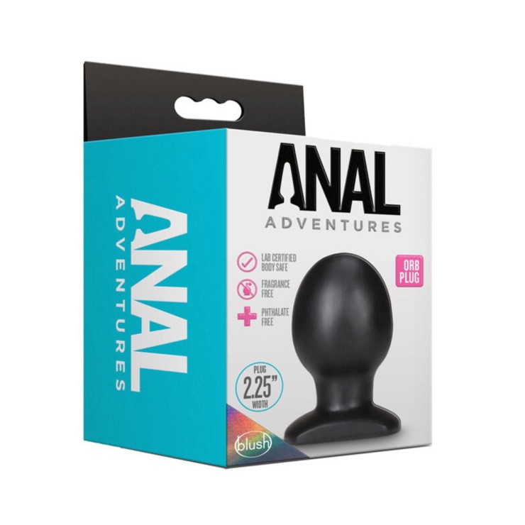 PLUG ANALE ARROTONDATO IN PVC ANAL ADVENTURES ORB PLUG