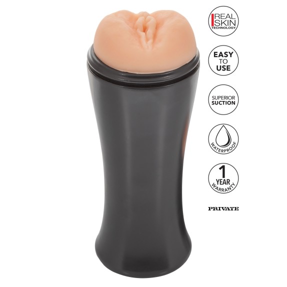 MASTURBATORE PER UOMO A FORMA DI VAGINA VACUUM CUP TO GO