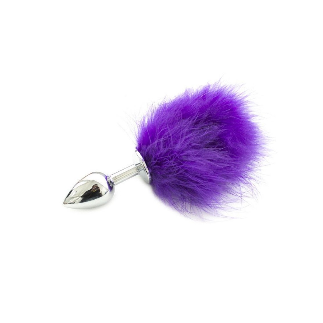PLUG ANALE IN ACCIAIO SEX TOY CON ECOPIUMA...