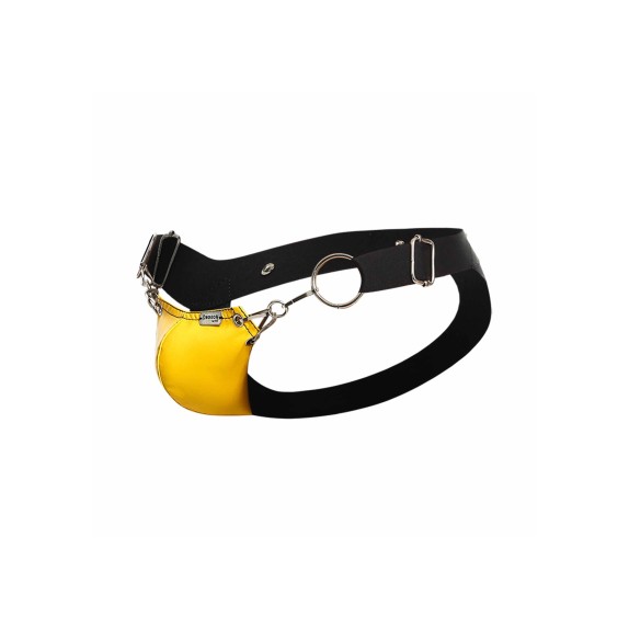 SOSPENSORIO SEXY PER UOMO CON GANCI IN METALLO SNAP JOCKSTRAP VARI COLORI