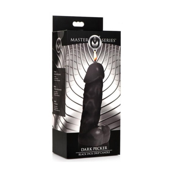 CANDELA IN PARAFFINA A FORMA DI PENE PER GIOCHI SADOMASO DARK PECKER