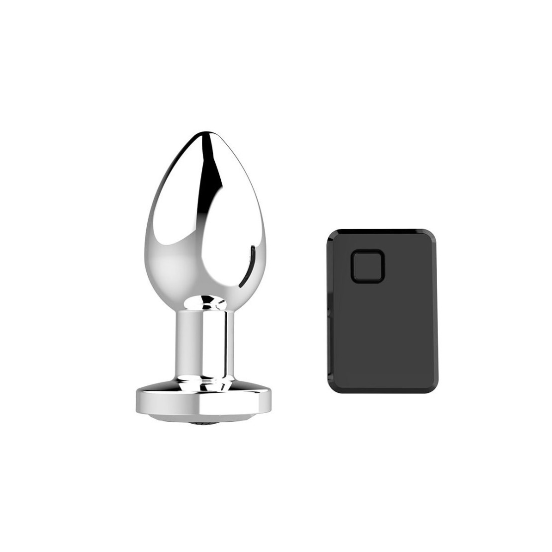 PLUG ANALE SEX TOY ACCIAIO TELECOMANDATO A...