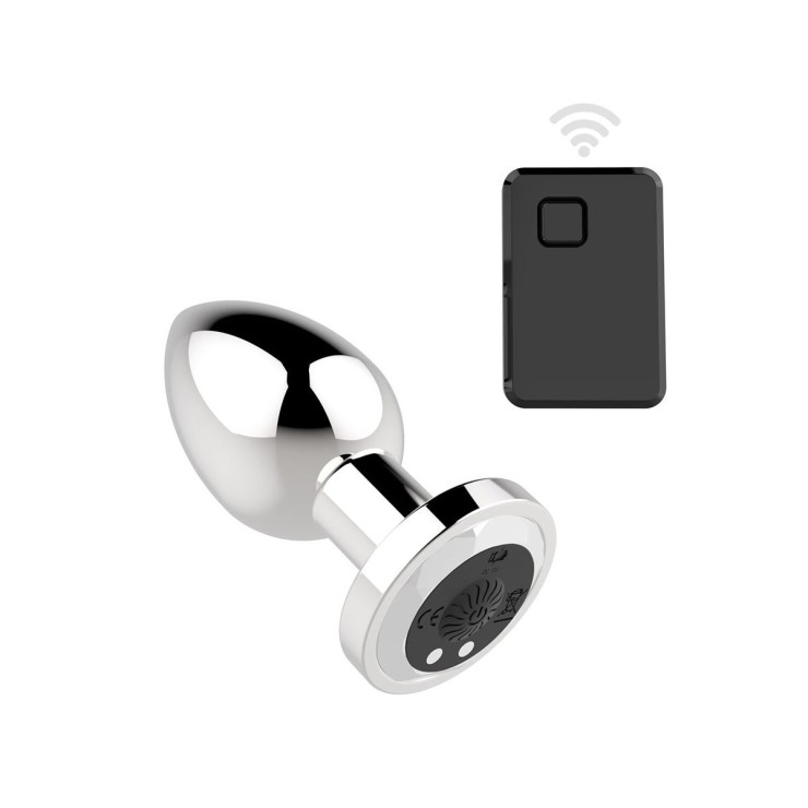 PLUG ANALE SEX TOY ACCIAIO TELECOMANDATO A DISTANZA WIRELESS 2