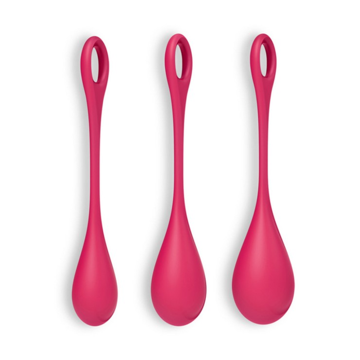 KIT 3 PALLINE VAGINALI PER ALLENAMENTO PELVICO YONI POWER 1 2