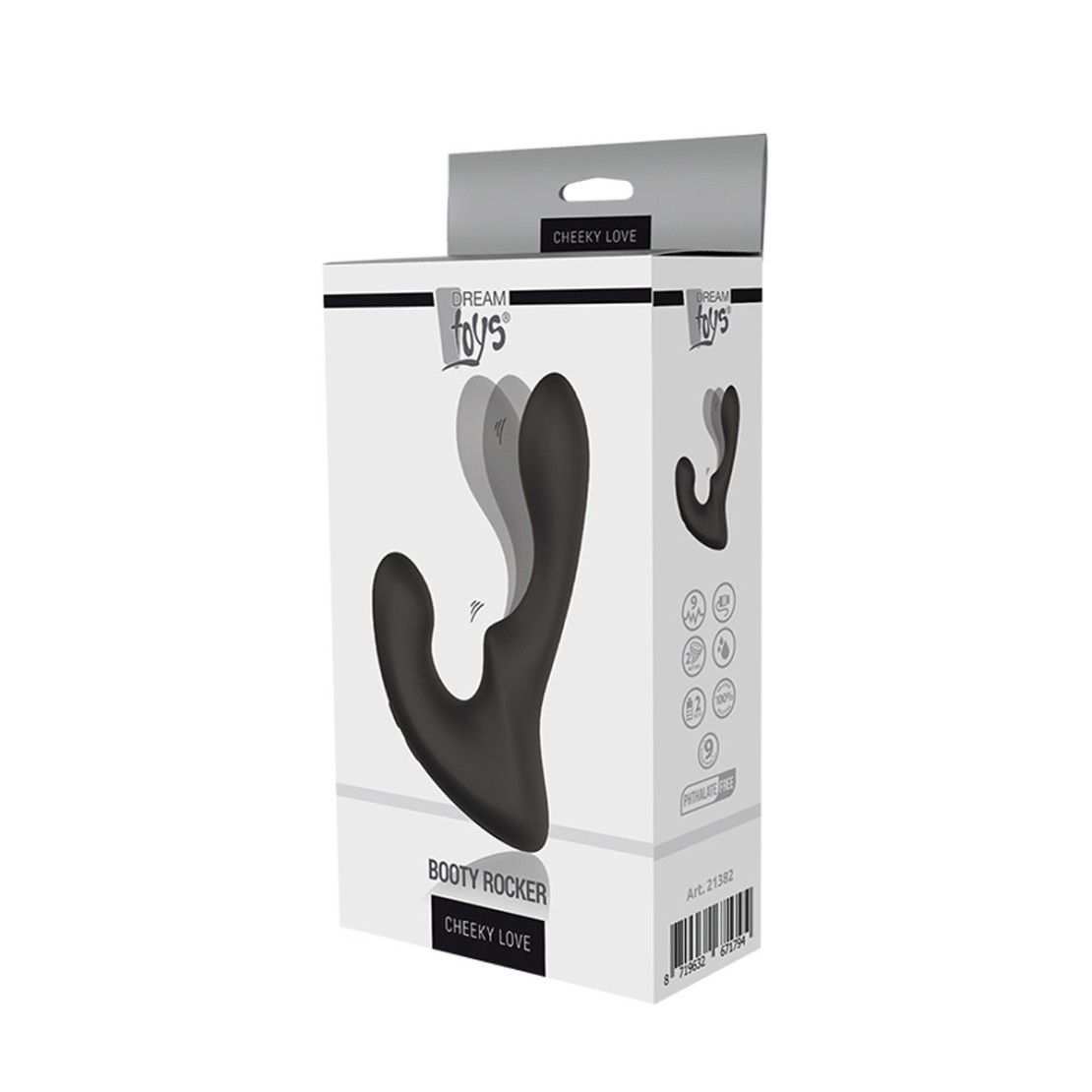 VIBRATORE PROSTATICO CON ROTAZIONE IN PUNTA...