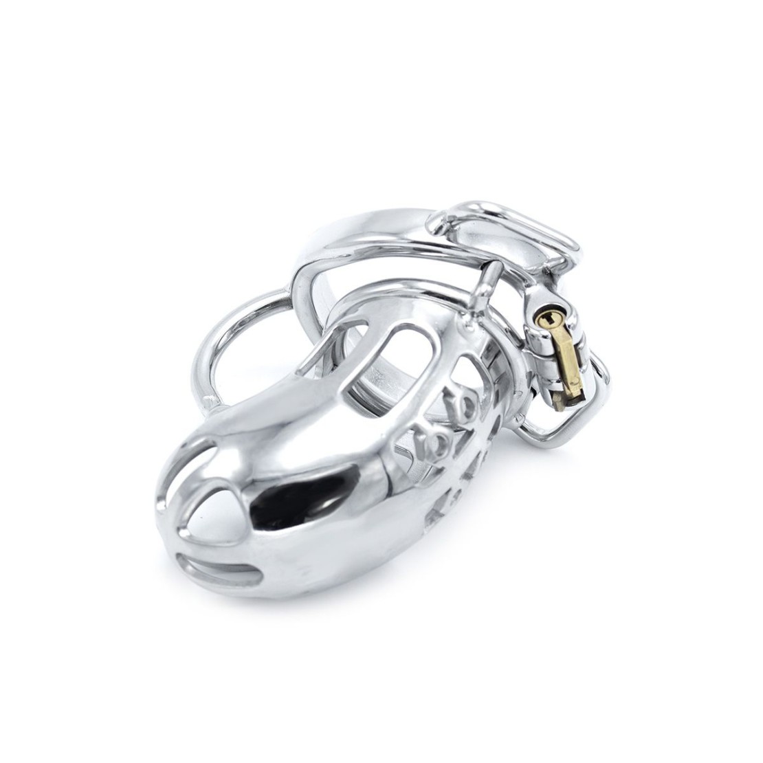BELTED CHASTITY DEVICE BALL DIVIDER CINTURA DI...
