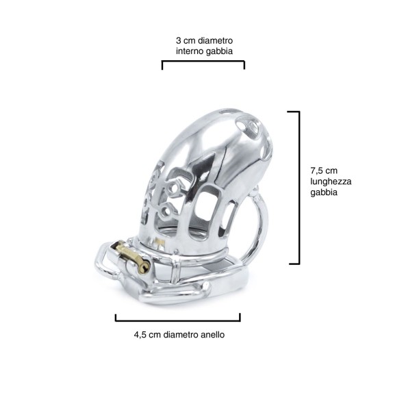 BELTED CHASTITY DEVICE BALL DIVIDER CINTURA DI CASTITA' UOMO