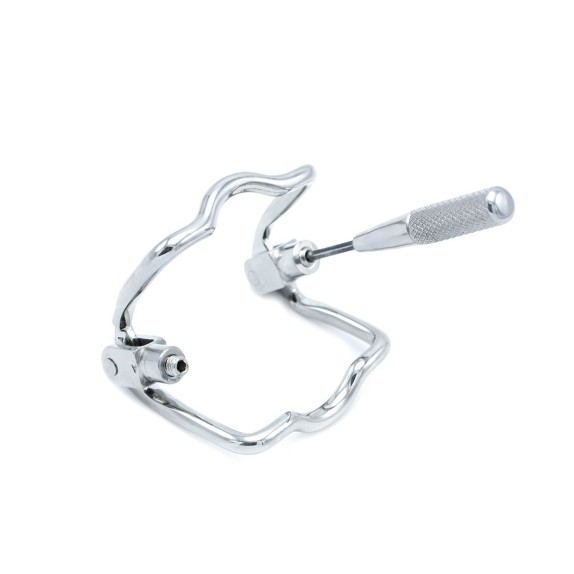 COSTRITTIVO APRIBOCCA IN ACCIAIO INOSSIDABILE REGOLABILE STEEL JAW LOCK