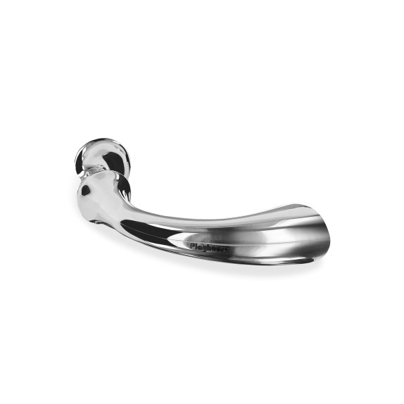 DILDO IN ACCIAIO INOSSIDABILE VAGINALE ANALE RIBBED PLEASURE STEEL WAND