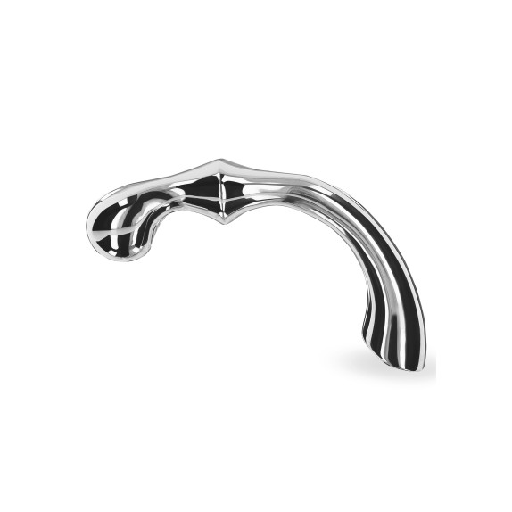 DILDO IN ACCIAIO INOSSIDABILE VAGINALE ANALE RIBBED PLEASURE STEEL WAND