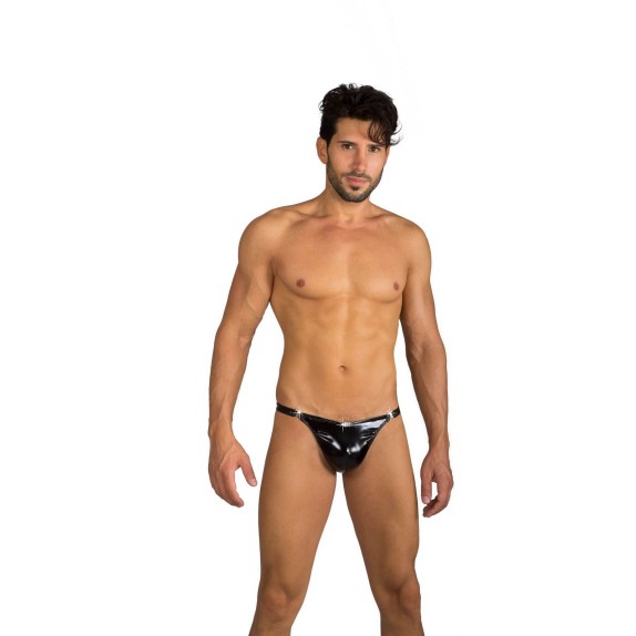 PERIZOMA SEXY MASCHILE IN PVC LUCIDO SGANCIABILE EROS VENEZIANI