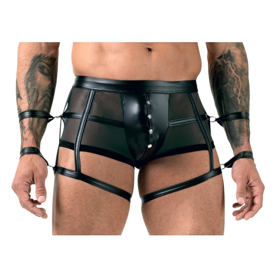BOXER HARNESS SEXY PER UOMO CON DOPPIE MANETTE SVENJOYMENT
