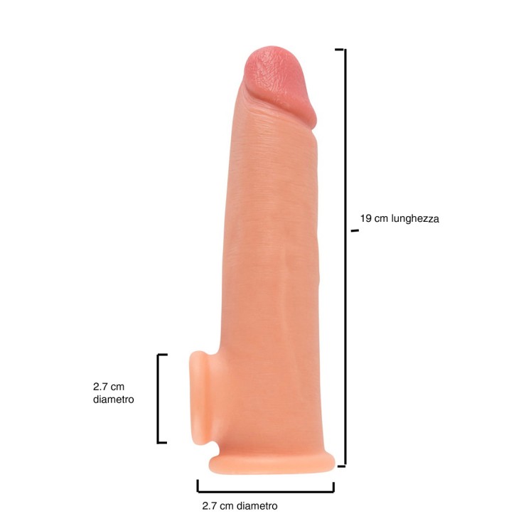 REALISTIXXX ESTENSIONE PENE REALISTICO IN SILICONE...