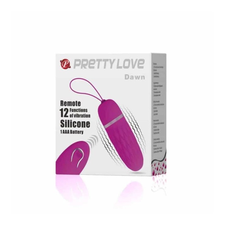 OVETTO VAGINALE VIBRANTE CON TELECOMANDO SEX TOY DAWN...