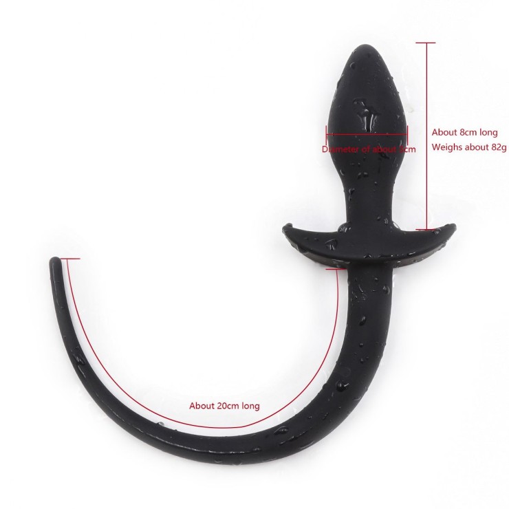 copy of PLUG TAPPO ANALE CON CODA IN SILICONE ANAL PLUG...