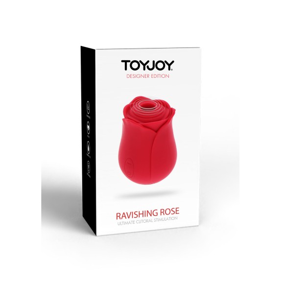 SUCCHIA CLITORIDE A FORMA DI ROSA RICARICABILE RAVISHING ROSE TOYJOY