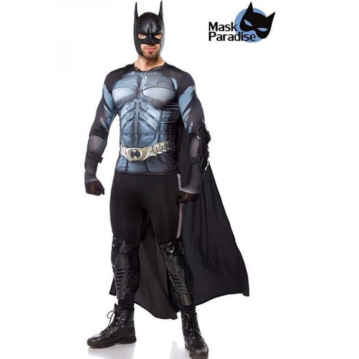 COSTUME HALLOWEEN SEXY PER UOMO DA BATMAN DARK HERO DI... 2