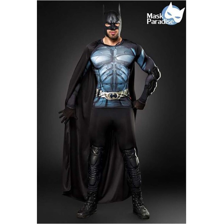 COSTUME HALLOWEEN SEXY PER UOMO DA BATMAN DARK HERO DI...