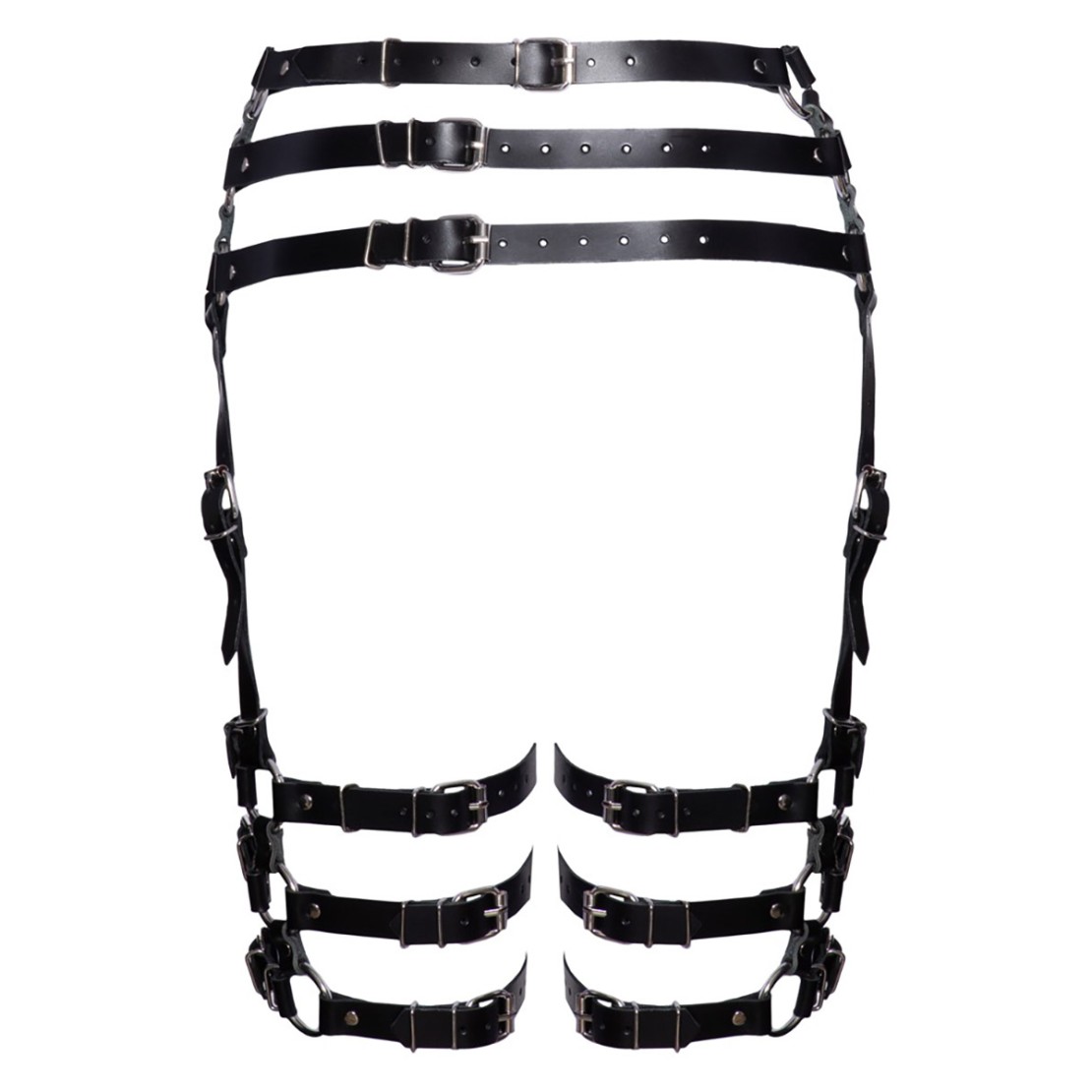 REGGICALZE HARNESS SEXY PER DONNA IN PELLE