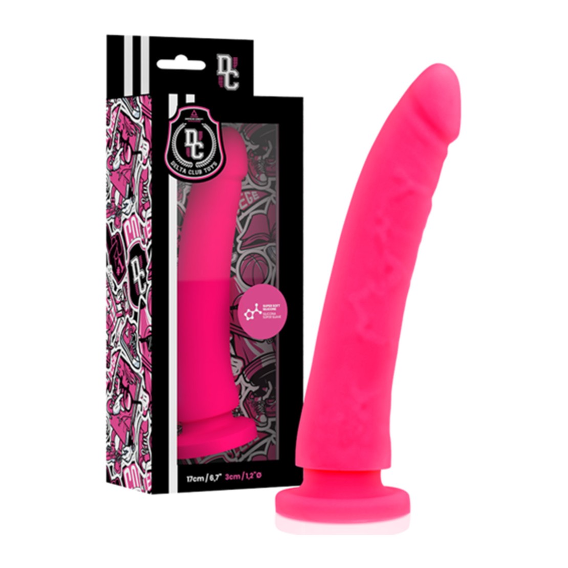 DILDO FALLO REALISTICO IN SILICONE SEX TOY CM....