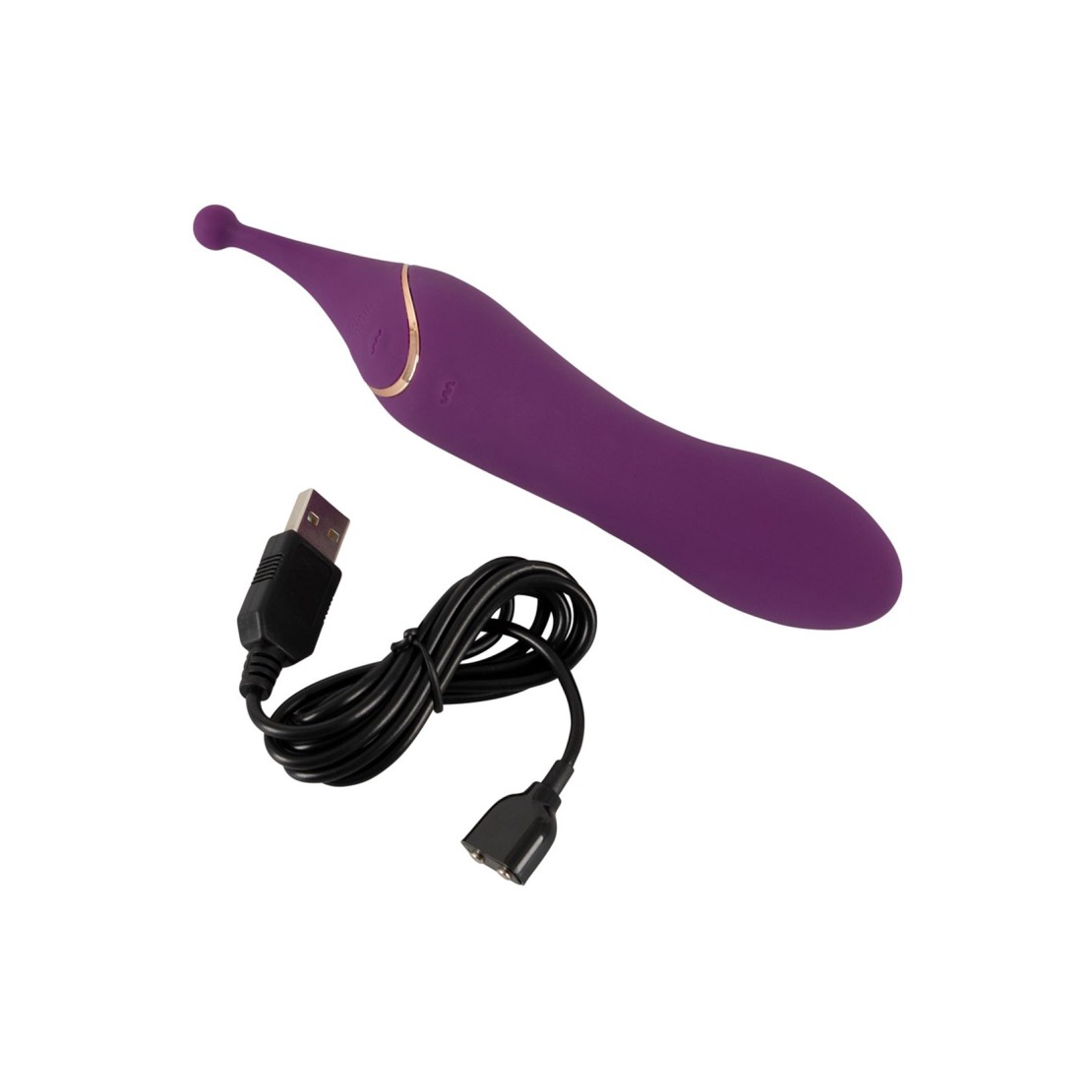 VIBRATORE E MASSAGGIATORE CLITORIDEO DOPPIA...