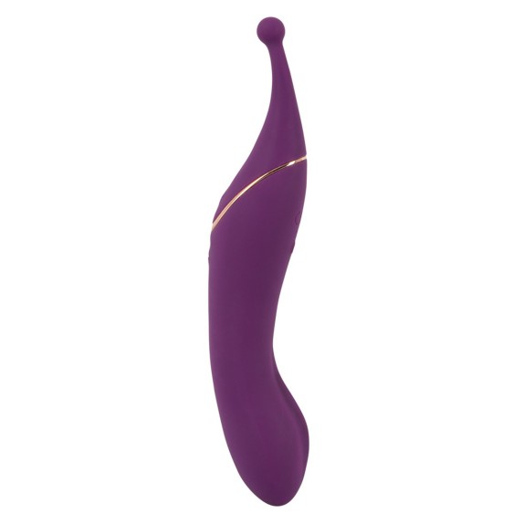 VIBRATORE E MASSAGGIATORE CLITORIDEO DOPPIA TESTA RICARICABILE SWEET SMILE