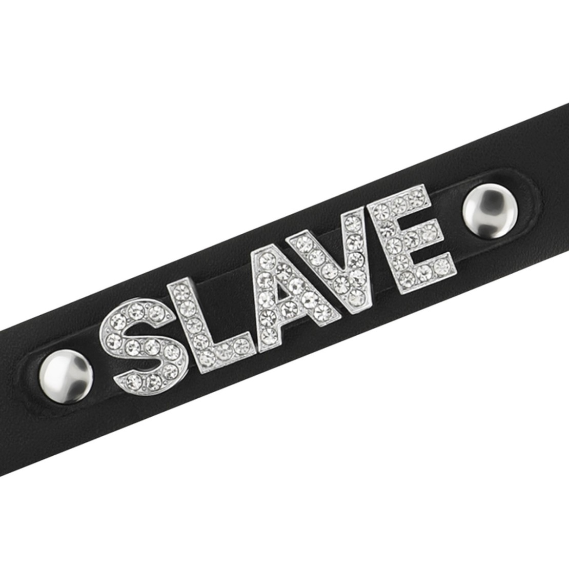COLLARINO SEXY PER DONNA CON SCRITTA E STRASS...