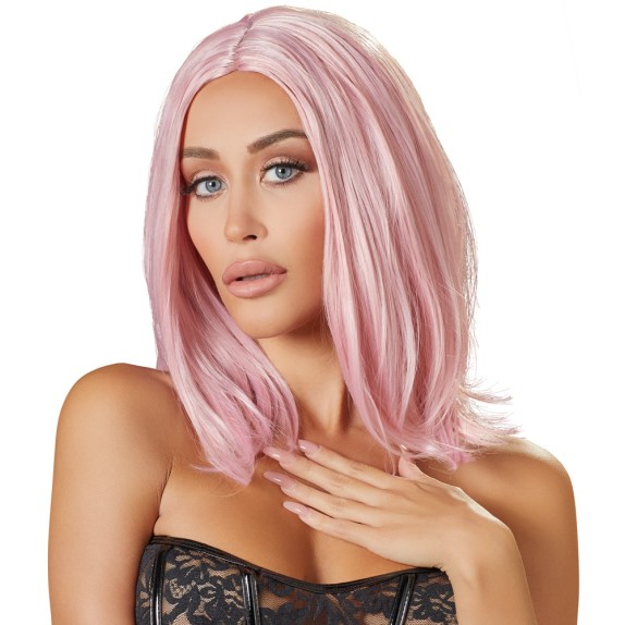 PARRUCCA SEXY CASCHETTO ROSA