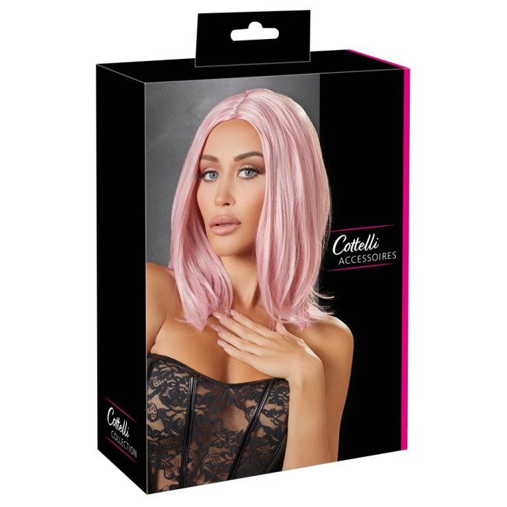 PARRUCCA SEXY CASCHETTO ROSA