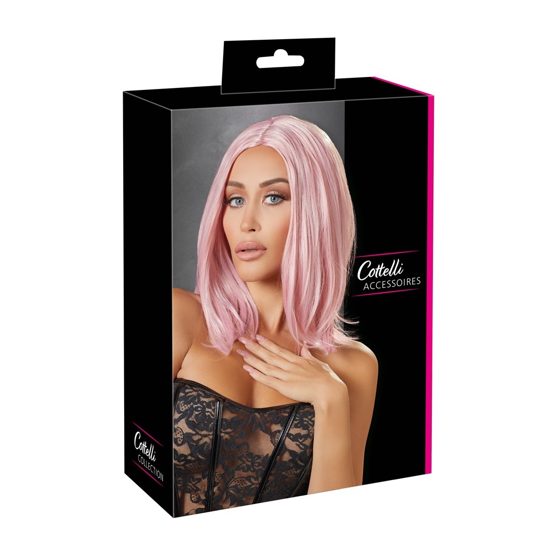 PARRUCCA SEXY CASCHETTO ROSA