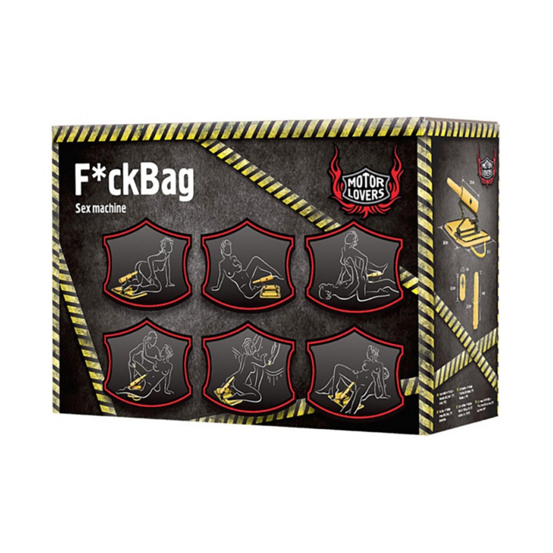 SEX MACHINE FUCKBAG CON DILDO RISCALDANTE MOTOR...