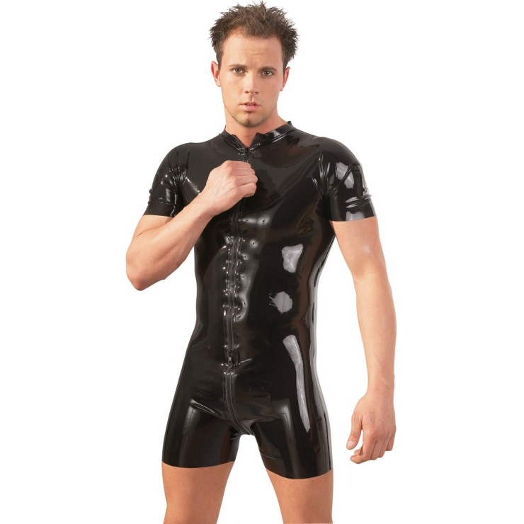 TUTA IN LATEX PER UOMO CON CERNIERA