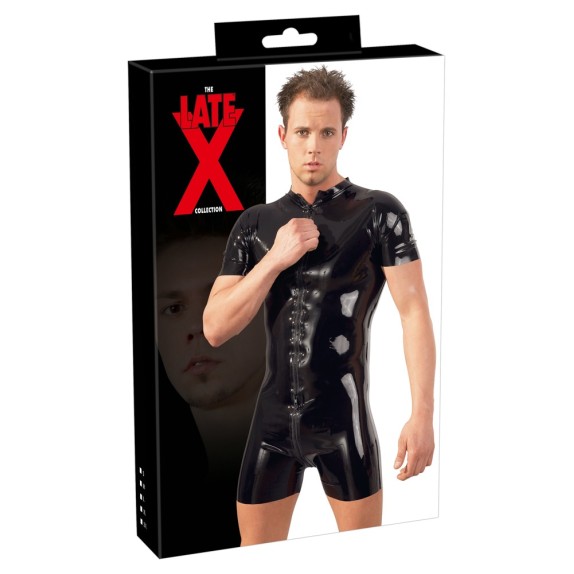 TUTA IN LATEX PER UOMO CON CERNIERA