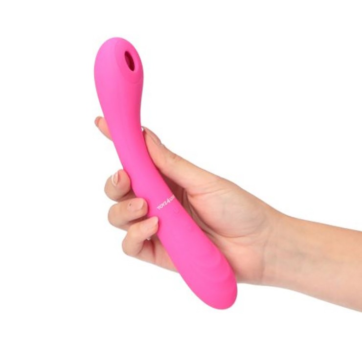 VIBRATORE DUO SEX TOY INTERNO-ESTERNO IN SILICONE LILY ROSE 2